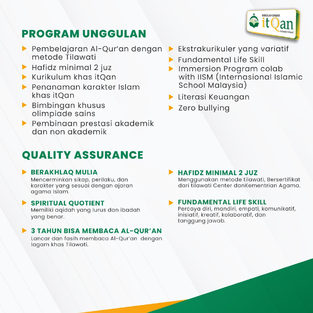Brosur SD itQan 3